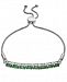 Emerald Bolo Bracelet (2 ct. t. w. ) in Sterling Silver