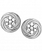 Diamond Cluster Swirl Stud Earrings (1/10 ct. t. w. ) in Sterling Silver