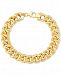 Italian Gold Curb Link Chain Bracelet in 14k Gold