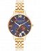 Olivia Burton Women's Gold-Tone Stainless Steel Bracelet Watch 34mm
