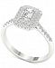 Diamond Triple-Halo Engagement Ring (3/4 ct. t. w. ) in 14k White Gold