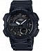 Casio Men's Analog-Digital Black Resin Strap Watch 50mm