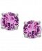 Lab-Created Pink Sapphire Stud Earrings (1-1/3 ct. t. w. ) in 14k White Gold