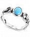 Carolyn Pollack Turquoise Scrollwork Statement Ring in Sterling Silver