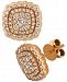 Le Vian Creme Brulee Nude Diamond Cluster Stud Earrings (1-3/8 ct. t. w. ) in 14k Rose Gold