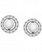 Diamond Circle Earring Jackets (1/6 ct. t. w. ) in 14k White Gold
