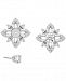 Diamond Flower Earring Jackets (1/10 ct. t. w. ) in 14k White Gold