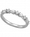 Diamond Pear & Round Band (1/2 ct. t. w. ) in 14k White Gold