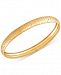 Prism-Cut Flex Bangle Bracelet in 10k Gold
