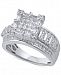 Diamond Princess Engagement Ring (1-1/2 ct. t. w. ) in 14k White Gold