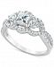 Diamond Princess Openwork Engagement Ring (1-1/4 ct. t. w. ) in 14k White Gold