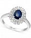 Effy Sapphire (7/8 ct. t. w. ) & Diamond (5/8 ct. t. w. ) Ring in 14k White Gold