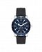 Michael Kors Cunningham Multifunction Black Silicone Watch 44mm MK7160