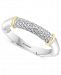Effy Diamond Pave Ring (1/4 ct. t. w. ) in Sterling Silver & 18k Gold-Plate
