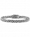 Esquire Men's Jewelry Rope-Look Bangle Bracelet in Sterling Silver, Created for Macy's