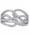 Diamond Intertwined Statement Ring (5/8 ct. t. w. ) in 14k White Gold