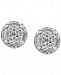 Effy Diamond Cluster Stud Earrings (1/2 ct. t. w. ) in 14k White Gold