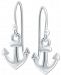 Giani Bernini Anchor Drop Earrings in Sterling Silver, Created for Macy's