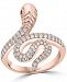 Effy Diamond Snake Ring (5/8 ct. t. w. ) in 14k Rose Gold