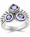 Effy Tanzanite Statement Ring (1-3/4 ct. t. w. ) in Sterling Silver & 18k Gold-Plate