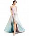 Speechless Juniors' Ombre Glitter Gown, Created for Macy's