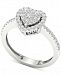 Diamond Heart Halo Ring (1/2 ct. t. w. ) in 10k White Gold