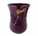 Pottery Mug, Purple Flower