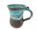 Pottery Mug, Coffee Bean - Turquoise