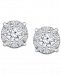 TruMiracle Diamond Halo Stud Earrings (1/2 ct. t. w. ) in 14k White Gold