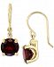 Effy Rhodolite Garnet (3-7/8 ct. t. w. ) & Diamond Accent Drop Earrings in 14k Gold