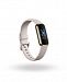 Fitbit Luxe Fitness Tracker in Soft Gold with Lunar White Wrist Band