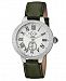 Gevril Women's Astor Swiss Quartz Black Leather Strap Watch 40mm