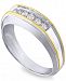 Men's Diamond Ring (1/4 ct. t. w. ) in 10k Gold & White Gold