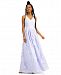 Bcx Juniors' Embroidered Overlay Gown, Created for Macy's