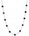 Pearl Lace by Effy Black Cultured Freshwater Pearl (6mm) Collar Necklace in 14k Gold or White Gold