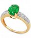Emerald (1-7/8 ct. t. w. ) & Diamond (1/4 ct. t. w. ) Ring in 10k Gold