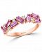 Effy Pink Sapphire (1 ct. t. w. ) & Diamond (1/8 ct. t. w. ) Ring in 14k Rose Gold