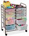 Honey Can Do Rolling Storage Cart and Organizer, 12 Plastic Drawers