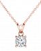 TruMiracle Diamond Pendant 18" Necklace (1/2 ct. t. w. ) in 14k Gold, Rose Gold or White Gold