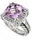 Pink Amethyst (6 ct. t. w. ) & Diamond Accent Statement Ring in Sterling Silver