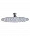 Alfi brand Solid Brushed Stainless Steel 8" Round Ultra Thin Rain Shower Head Bedding