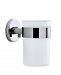 blomus Wall Mounted Toothbrush Holder Frosted Glass - Polished Bedding
