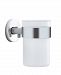 blomus Wall Mounted Toothbrush Holder Frosted Glass Bedding