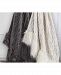 Nordic 50x80" Cable Knit Throw with Mongolian Fur