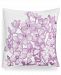 Charter Club Damask Designs Embroidered Hydrangea 18" Square Decorative Pillow, Created for Macy's Bedding