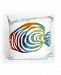 Liora Manne Visions Iii Rainbow Fish Indoor, Outdoor Pillow - 20" Square