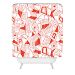 Deny Designs Heather Dutton Fragmented Flame Shower Curtain Bedding