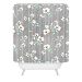 Deny Designs Holli Zollinger Linen Floral Mint Shower Curtain Bedding