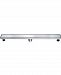 Alfi brand 32" Modern Brushed Stainless Steel Linear Shower Drain with Solid Cover Bedding