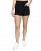 Almost Famous Juniors' Belted High Rise Denim Shorts